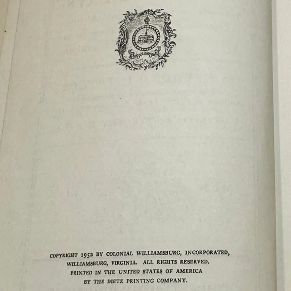 Plants of Colonial Days Raymond L Taylor 1952 1st Edition Dietz Printing HB VTG